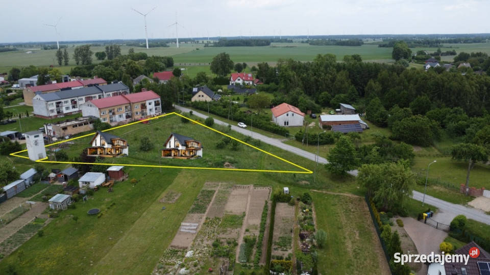 Dz budowlana z WZ 2 domów jednorodz budynku zachodniopomorskie sprzedam