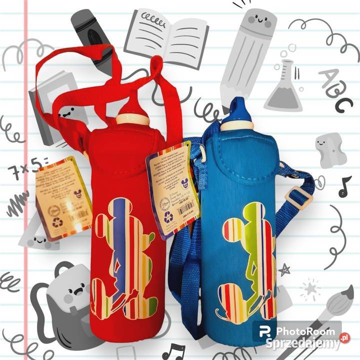 Orginalne z USA 2 Bidony Disneya aluminiowe Gdańsk