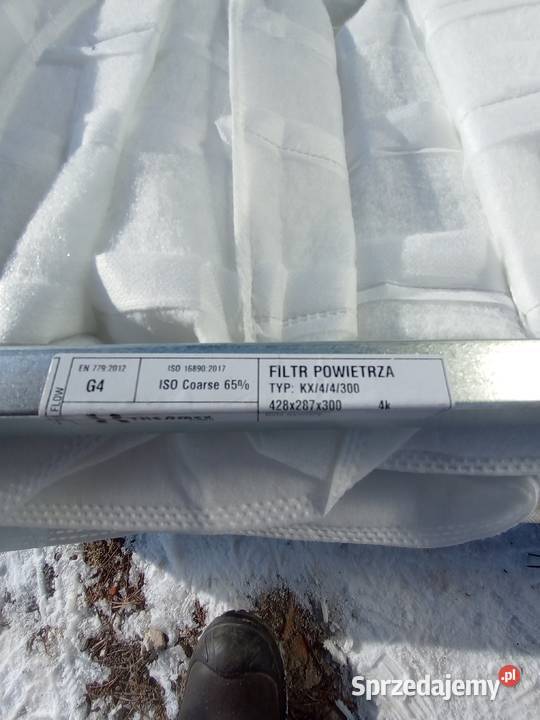 Filtry klimatyzacji przemysłowej 492x592x50 Sadłowice