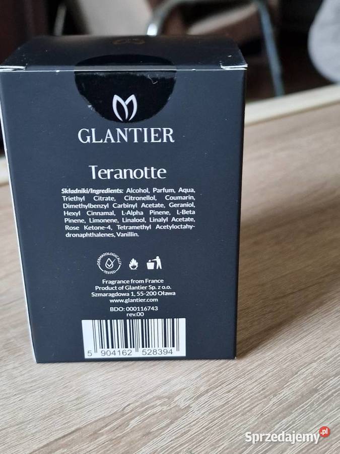 Perfumy Glantier Teranotte 100 ml Perfumy i wody mazowieckie Warszawa