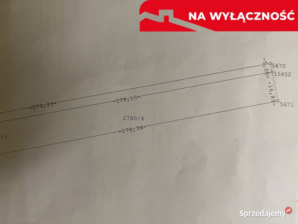 Działka rolnobudowlana 031 ha w Gołębiu kPuław Gołąb