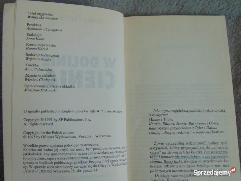 W dolinie cienia Shelley Chapin miękka Poradniki, albumy i reportaże lubelskie Lublin