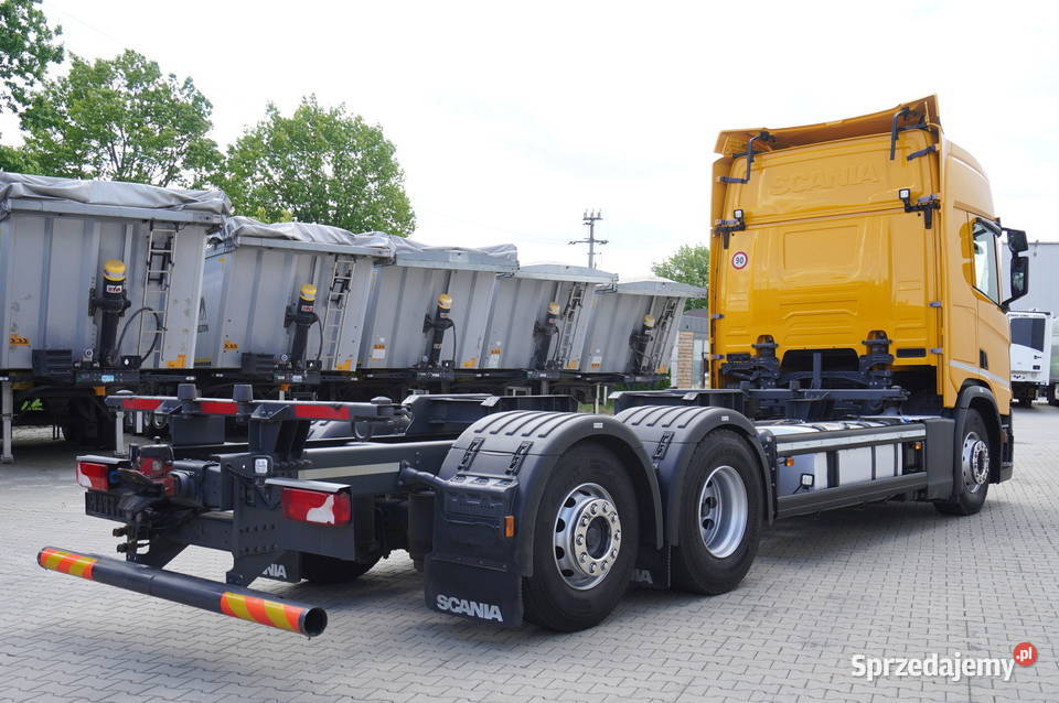 Scania R450 6x2 BDF 2022 DMC 65 ton254711 żółty małopolskie Kraków sprzedam
