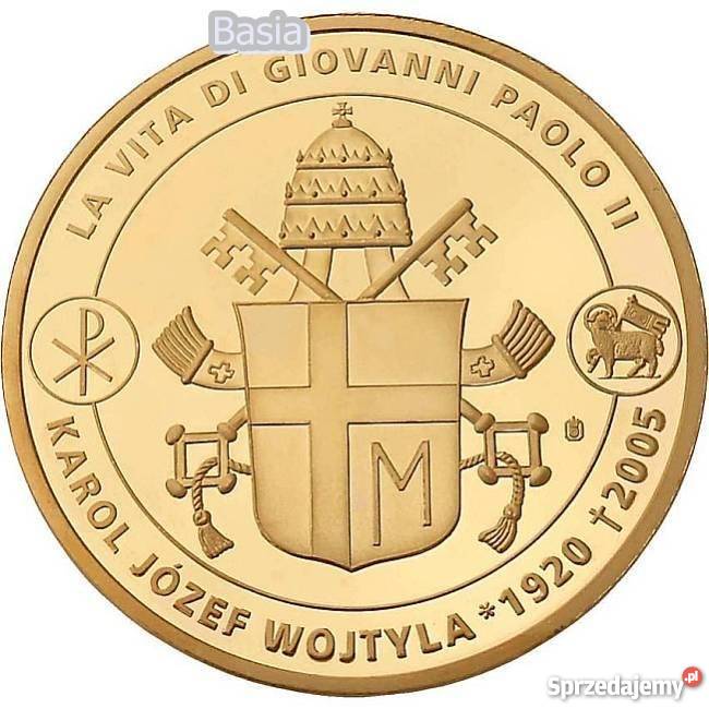 JAN PAWEŁ II ŚWIĘCENIA BISKUPIE 1958 ZŁOTO