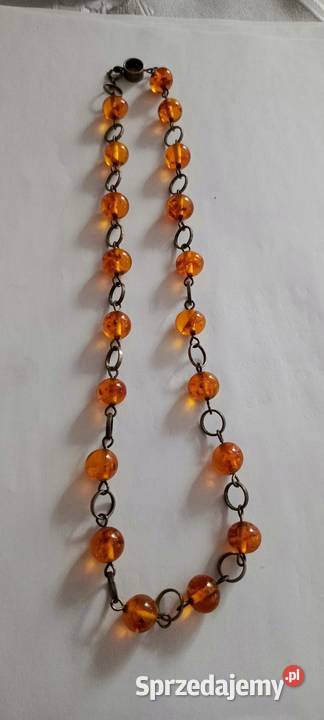 Naszyjnik Bursztyn Fischland srebro Białystok