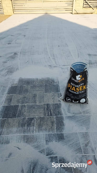 Suchy Biały Piasek Kwarcowy Fuga 0105 mm Dąbrowa Tarnowska