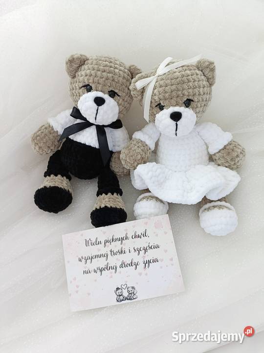 Misie ślubne handmade Warszawa