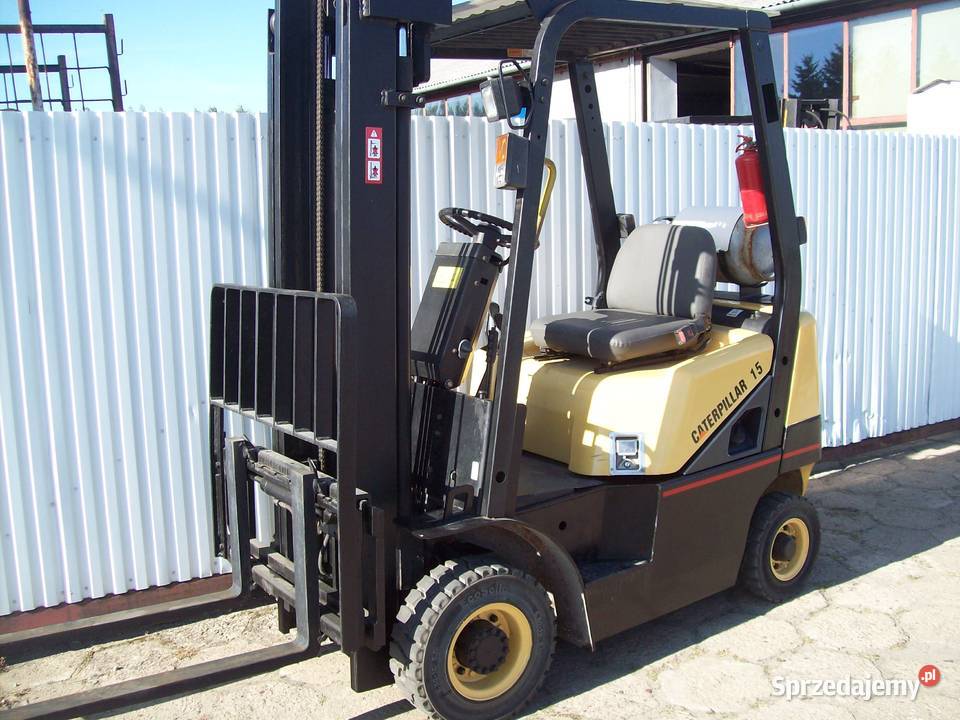 Wózek widłowy widlak Caterpillar 15T BenzGaz LPG lubelskie Lublin