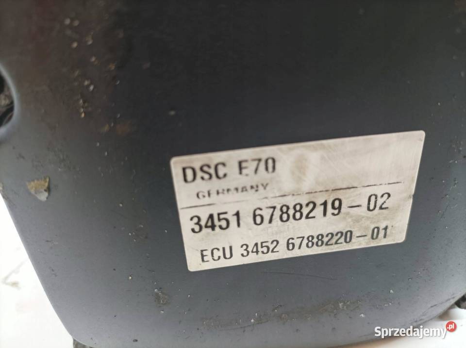 POMPA ABS 6788219 0265250282 Bmw X5 II 20062013 Układ ABS i ESP sprzedam