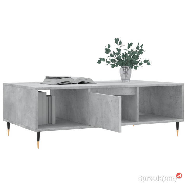 Stolik kawowy szarość betonu 104x60x35 WM827080 Warszawa