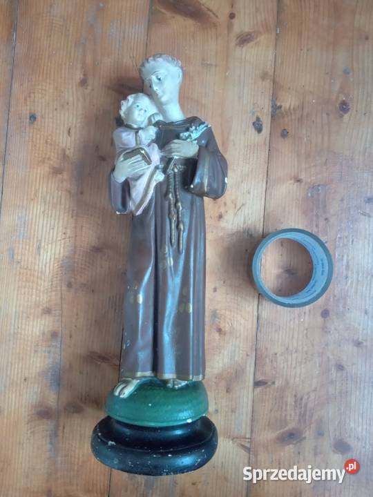 Stara figura Sw Antoni Antyki Gdów