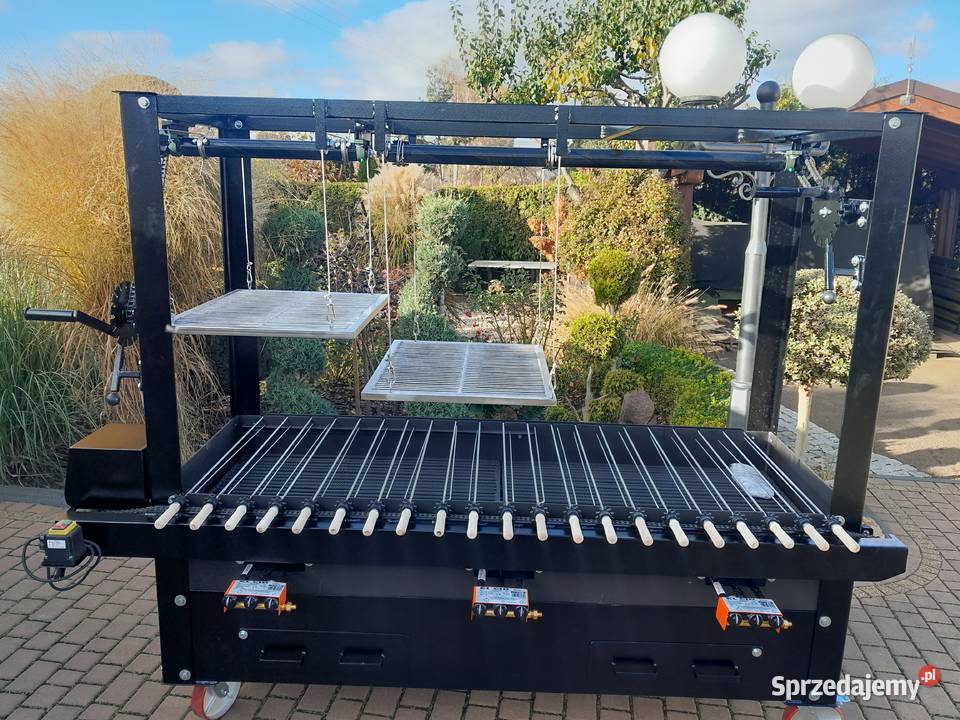 Gastronomiczny grill cateringowy gazowy węglowy Damasławek