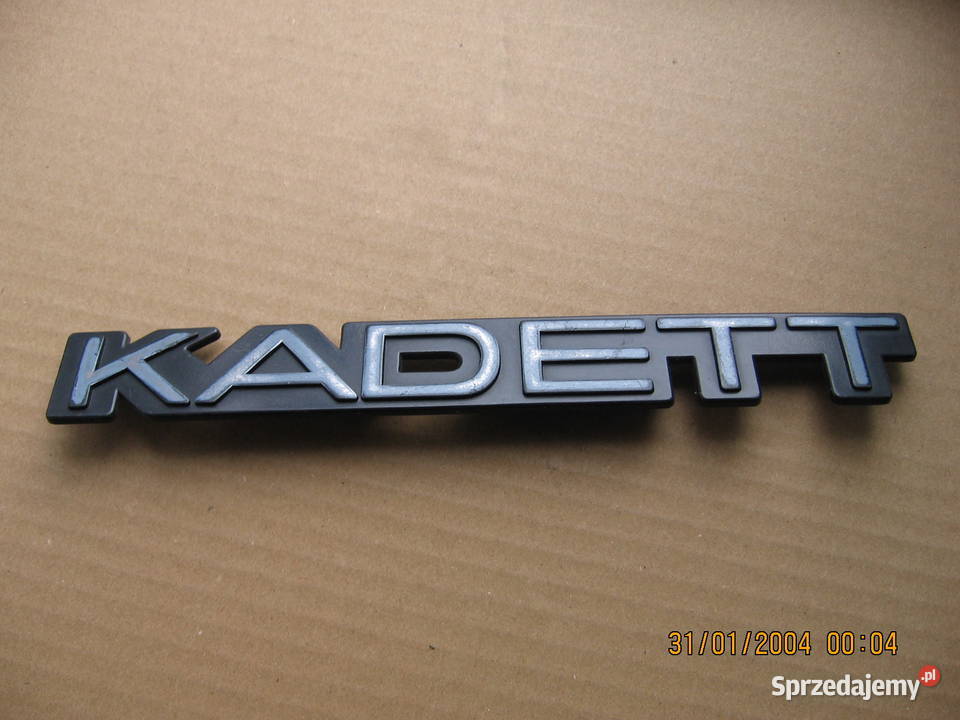 Opel KADETT stary napis emplemat auto GM klasyk Przemyśl