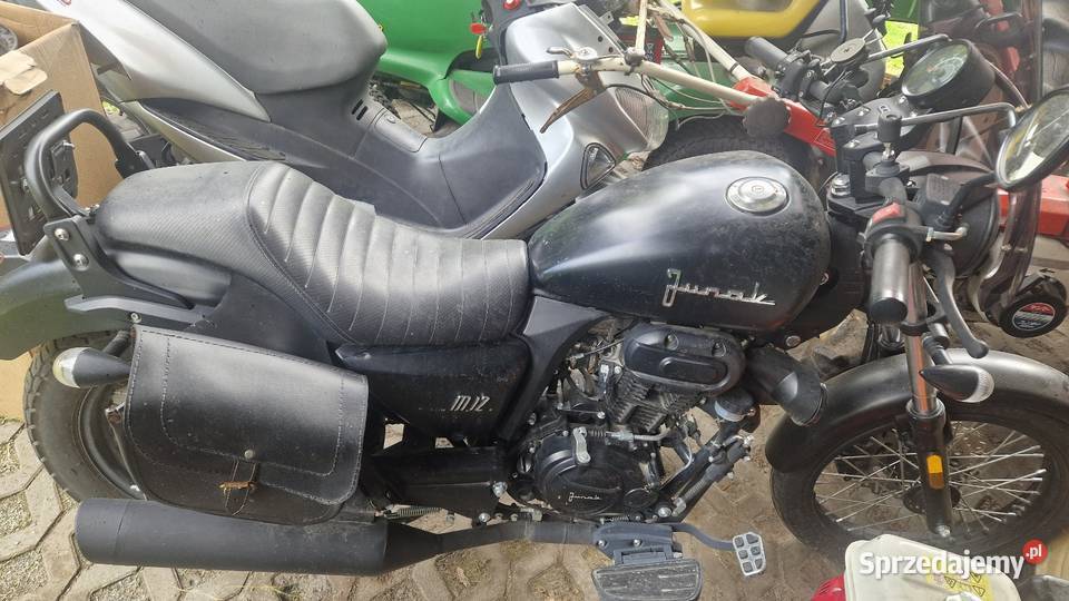 Junak M12 Vintage 125 4t sakwy szyba niski dolnośląskie Kiełczów