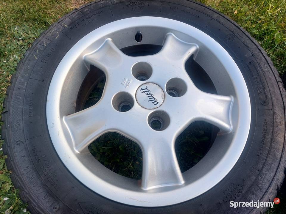 Felgi aluminiowe 14 18560R14 opony zimowe Toyota Sieciechów