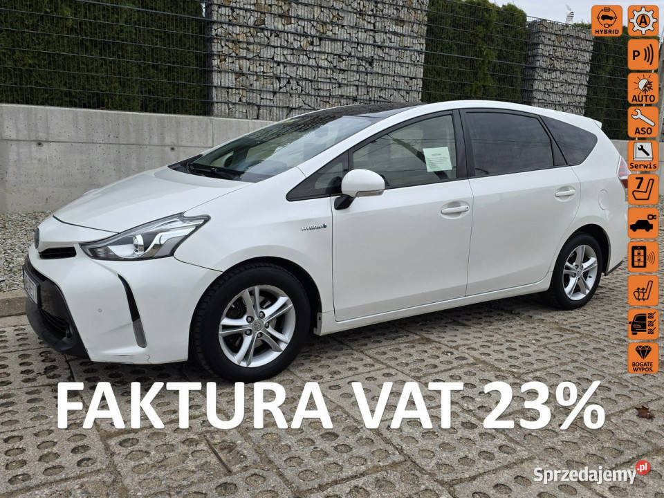 Toyota Prius 20r 18 HYBRID PRIUS PLUS 7os sms asystent pasa ruchu Białystok