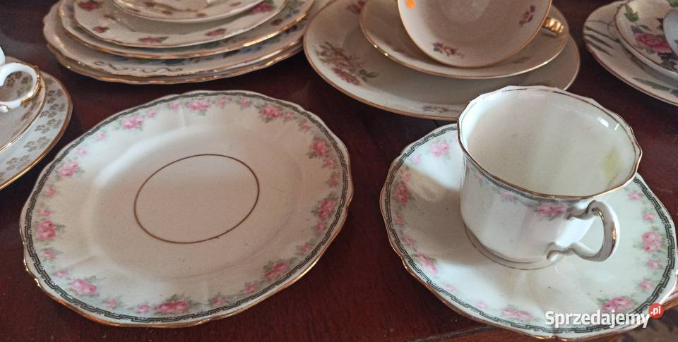 Filiżanka z talerzykiem Stafford England