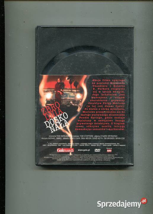 Zbrodnia doskonała Film DVD 1 płyta