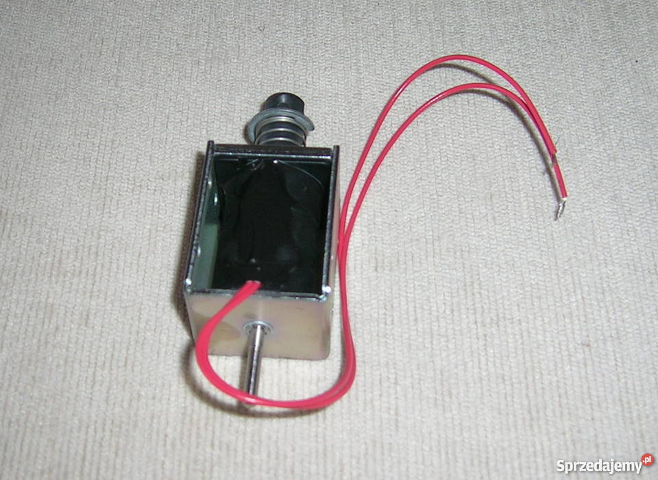 elektromagnes 24V pchajciągn skok 8mm sprężblok Części i akcesoria sprzedam