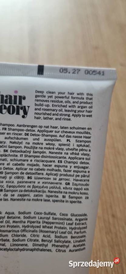 szampon oczyszczający detoksujący Hair Theory Kraków