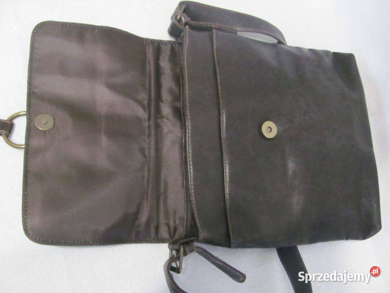 brązowa torebka listonoszka 25x25 BHS 25cm Torby i torebki Zamość