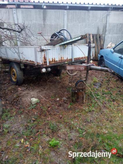 Przyczepka jednoosiowa na ramie z zuka Pieszyce