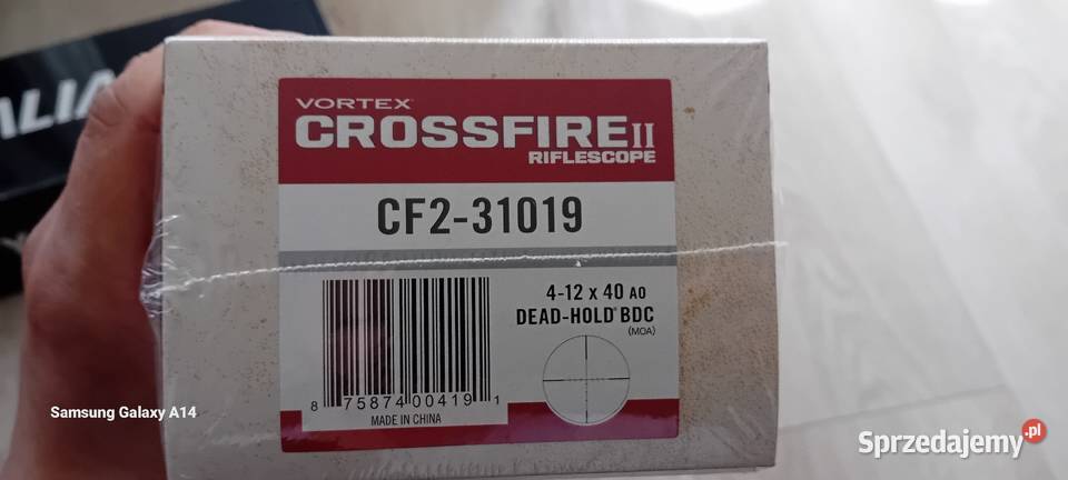 Luneta Vortex crossfire 2 4x12x40 AO BDC Gliwice
