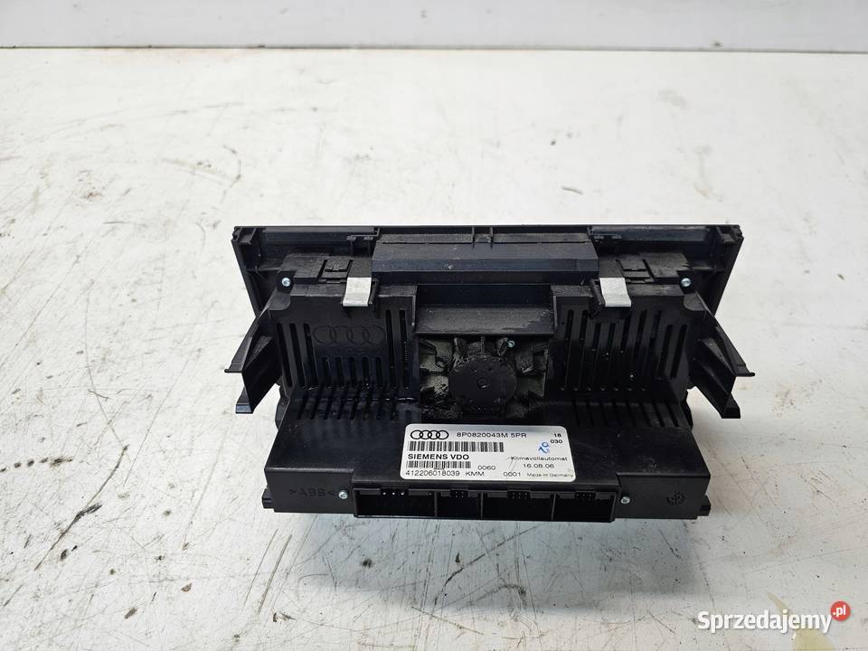 PANEL KLIMATYZACJI DMUCHAWY 2 DIN AUDI A3 8P Przystajń sprzedam
