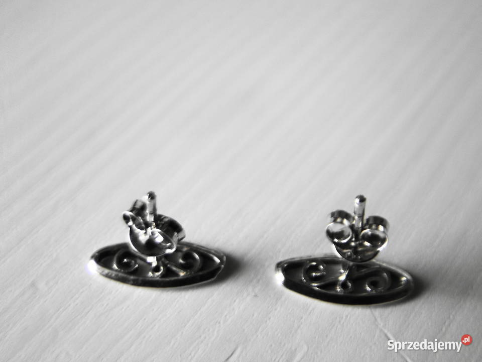 Śliczne ażurowe kolczyki srebro 925 Warszawa