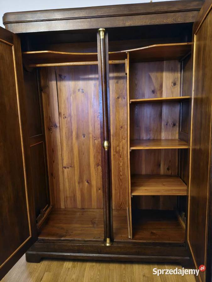 Piękna antyczna szafa dębowa Szafy i garderoby