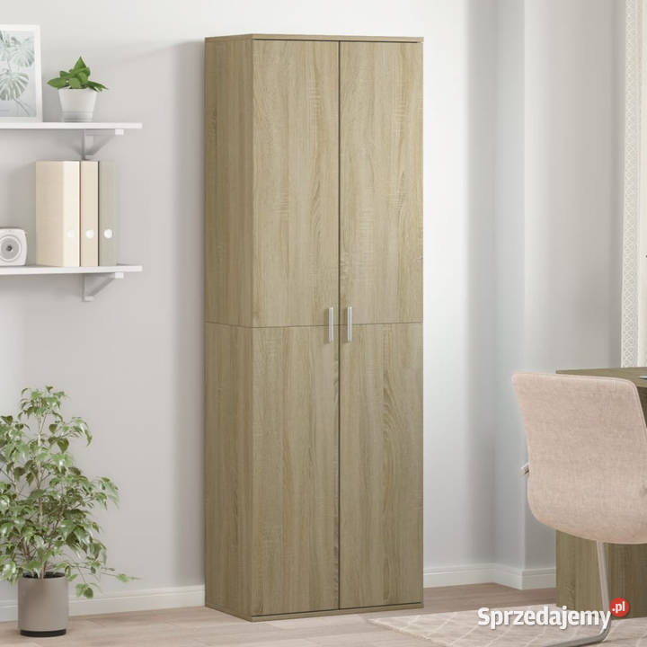 Wysoka szafka dąb sonoma 60x35x180 materiał Warszawa