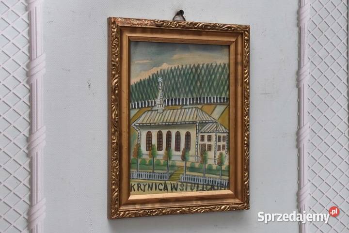 Nikifor Krynicki Kościół z Dzwonnicą Krynia małopolskie