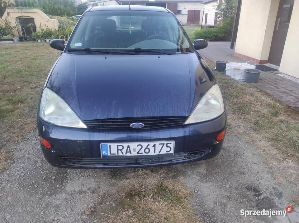 Ford Focus MK 1 2000 r 14 Benzyna Focus Samochody osobowe lubelskie Czarna