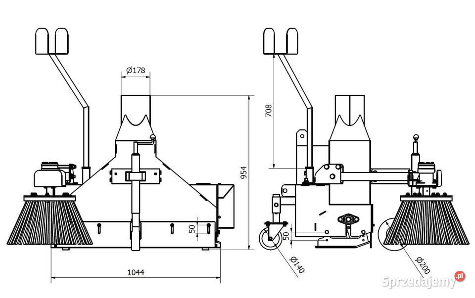 4 ODKURZACZ DO LIŚCI ZE SZCZOTKĄ SSĄCĄ dostawa Pozostałe Biłgoraj sprzedam