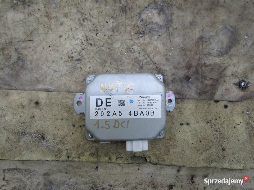 MODUŁ STEROWNIK KAMERY NISSAN NOTE II E12 osobowe sprzedam