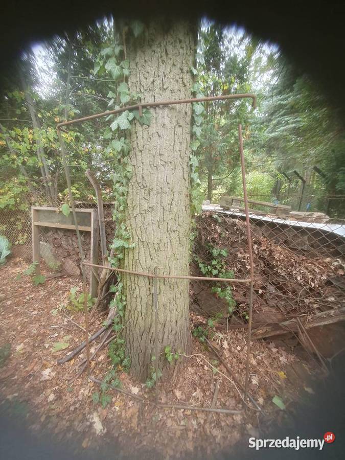 Stelaż do starej przyczepki do plandeki ogrodowy