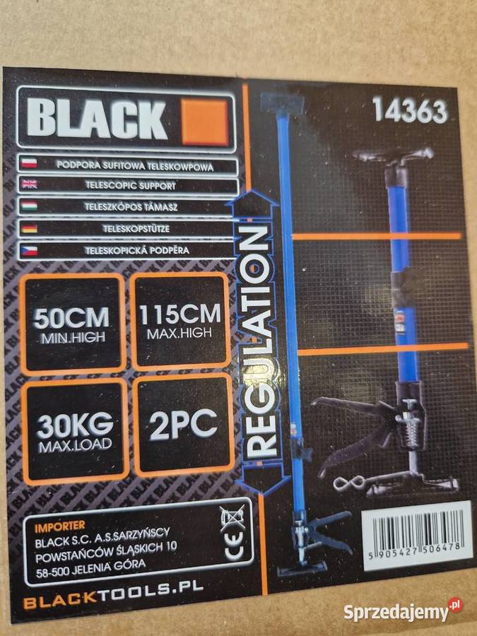 Teleskopowa podpora montażowa 50115 udźwig 30 Głogowa