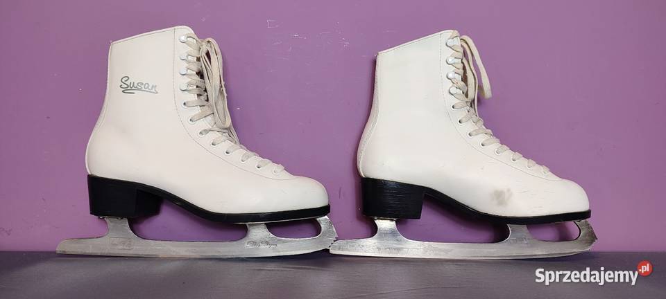 Łyżwy figurowe białe rozmiar 39 wkładka 254 24 Jasień