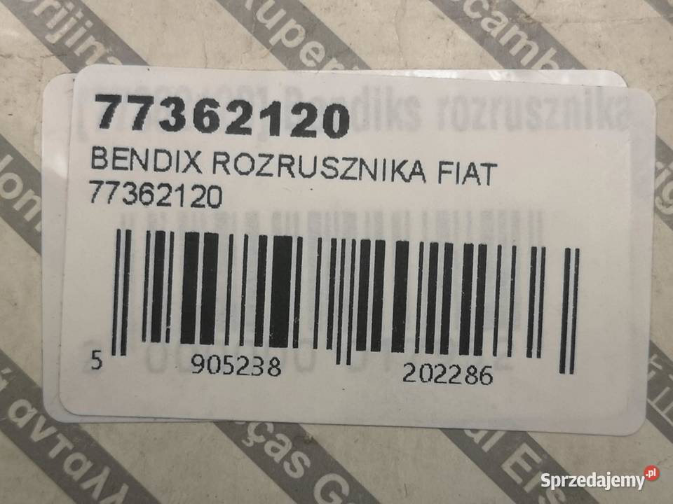 BENDIX ROZRUSZNIKA LANCIA PHEDRA 20012010 sprzedam