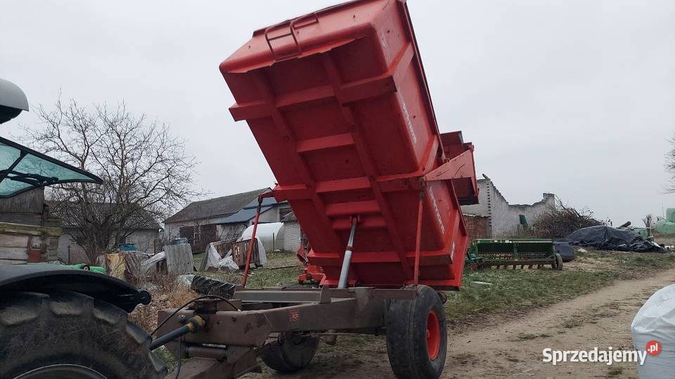 Przyczepa skorupowa Brimont 8t własna hydraulika Ryki sprzedam