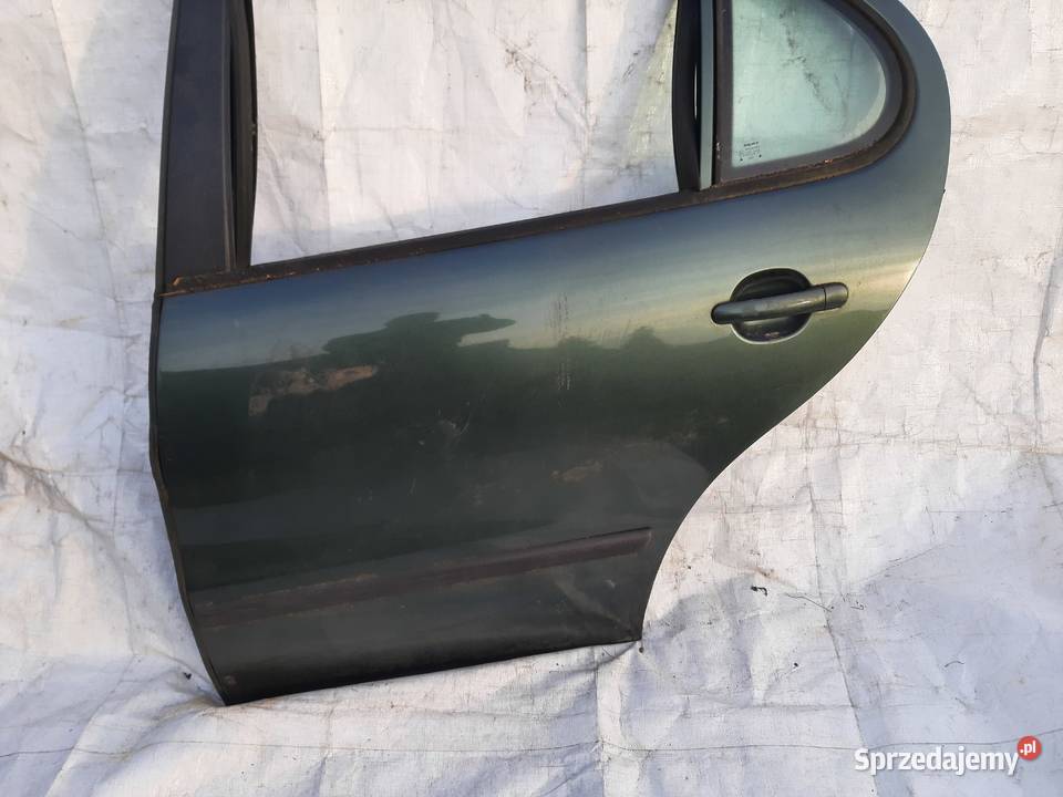 Seat Leon drzwi lewe tylne lewy tył zielone Ksawerów