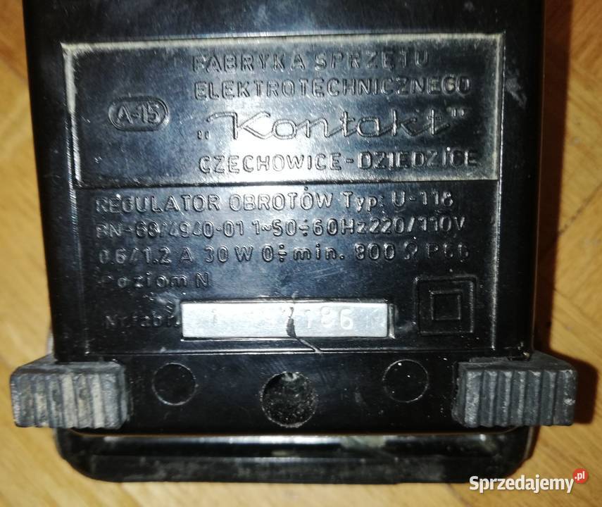 Regulator obrotów PRL pedał do maszyny do szycia