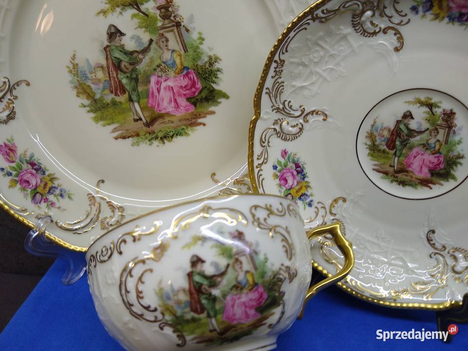 Filiżanka Rosenthal Sanssouci scenki Ivory Kalisz