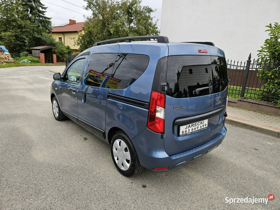 Dacia Dokker Opłacona Zdrowa Zadbana Serwisowana isofix Kisielice