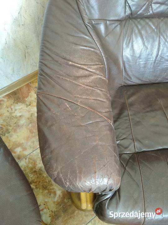Komplet mebli skóra 311Ława do renowacji sprzedam