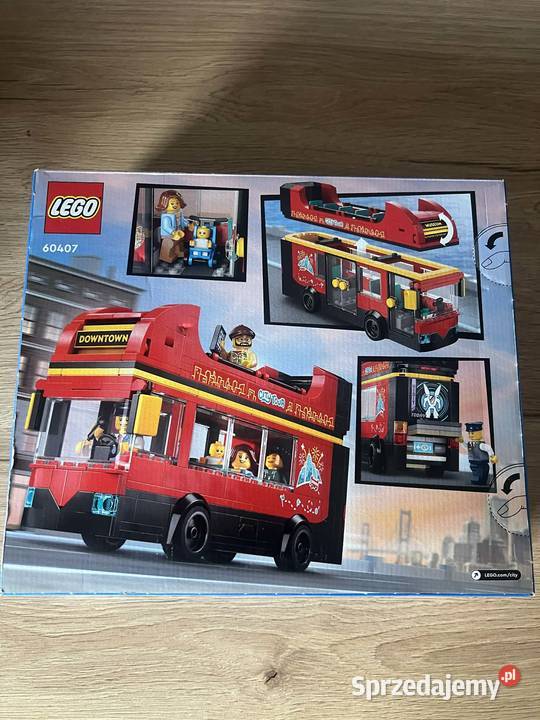 LEGO 60407 City Czerwony piętrowy autokar nowy Zabrze sprzedam