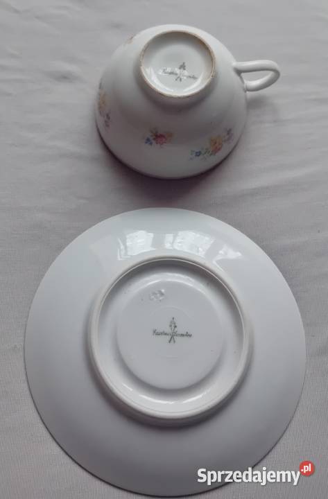 Filiżanka duo Kaestner Saxonia okres 194045 Koźminek