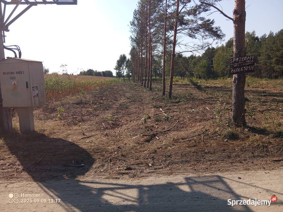 sprzedam 4 działki budowlane Wilkowa Wieś gm