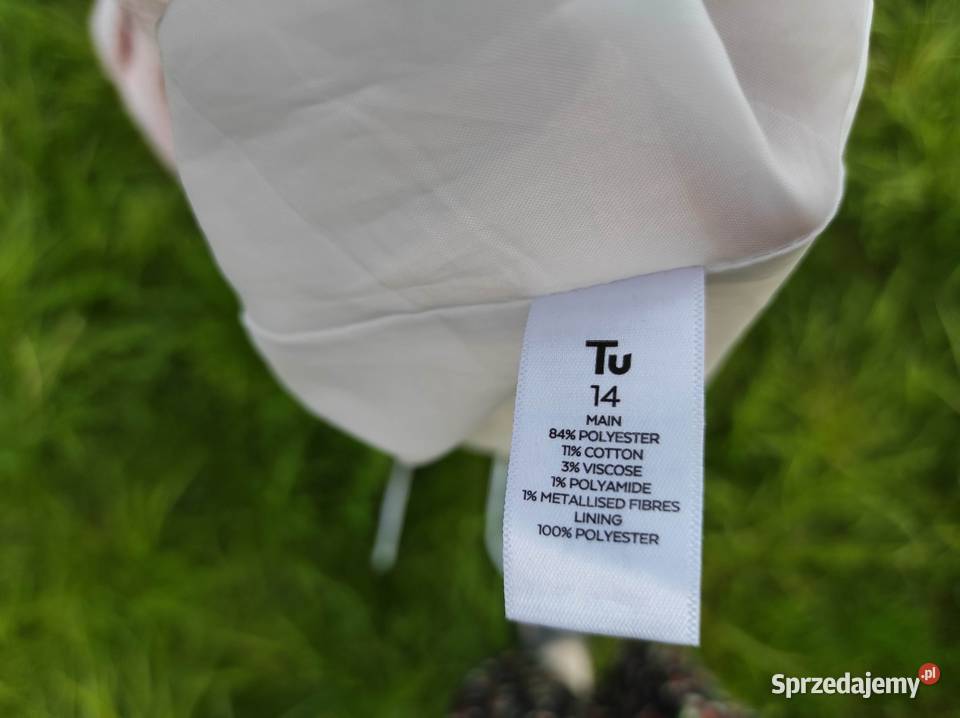 Elegancka sukienka z podszewką 42 XL 44 XXL Długość Midi sprzedam