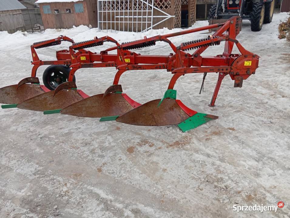 Pług pługi kverneland 4 skibowy obrotowy nieuszkodzony Łagów